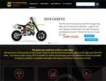 Tablet Screenshot of funfactoryracing.com